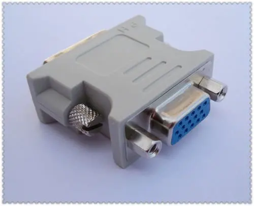 15 шт./лот Бесплатная доставка Булавки g + dvi разъем VGA/24 + 5 Булавки M DVI-I до 15 Булавки VGA F адаптер для HDTV