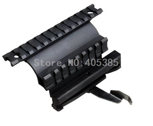

Tactical Hunting Quick Detach Double Weaver Rail Side AK Scope Sight Mount for AK74 AK47