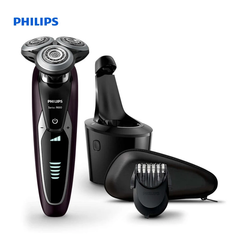 Philips Shaver series 9000 электробритва для сухого и влажного бритья с системой SmartClean PLUS S9521