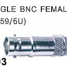 100 шт. BNC Женский прямоугольный разъем для RG58/U RG59/6U коаксиальный переходник Кабель для камеры видеонаблюдения Sysetem(BNC-103