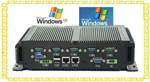 Безвентиляторный промышленный компьютер с 2 * lan и 4 * USB (lbox-2550)