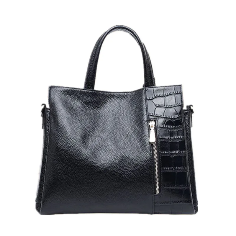 Luxury Cowhide Ladies Genuine Leather Handbag Fashion Crossbody Bags For Women Shoulder Bag Female bolsos mujer WYQ226