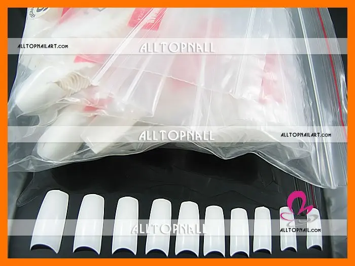 500pcs white french tips