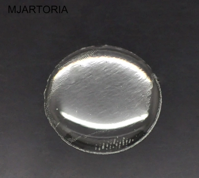 MJARTORIA Clear Round Resin Cabochon 16mm Epoxy Domes Stickers Cabochon