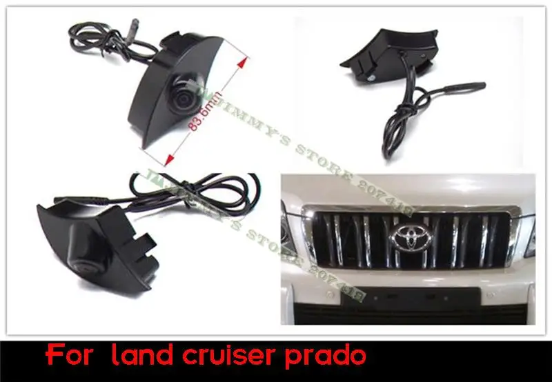 CCD автомобильный Автомобильный логотип caemra камера для Toyota Prado Land Cruiser Highlander camry RAV4 Corolla камера с логотипом спереди