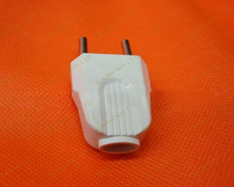 10 шт. белый AC 250 V 10A, EN, ЕС, Круглые, 2 контактный разъем шнура питания головки электрическая вилка для Сменная вставка