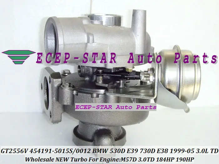 - GT2556V 454191-5015S 454191-0012 turbo for BMW 530D E39 730D E38 1999-05 M57D 3.0TD 184HP 193HP 6 Zyl 454191 turbocharger - (3)