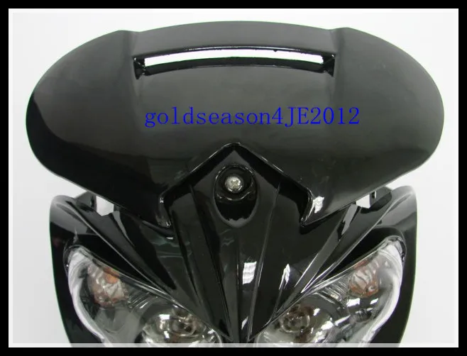 Черные мотоциклетные головной свет двойной Спорт Для Ducati Street Fighter Dirtbike пользовательские KTM F4i ZX6R ниндзя CBR Buell XR CRF DRZ KLX