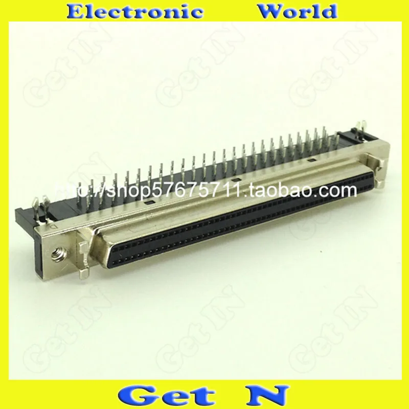 5 шт. SCSI 100PIN гнездовой разъем SCSI 90 градусов локоть разъем адаптер SCSI