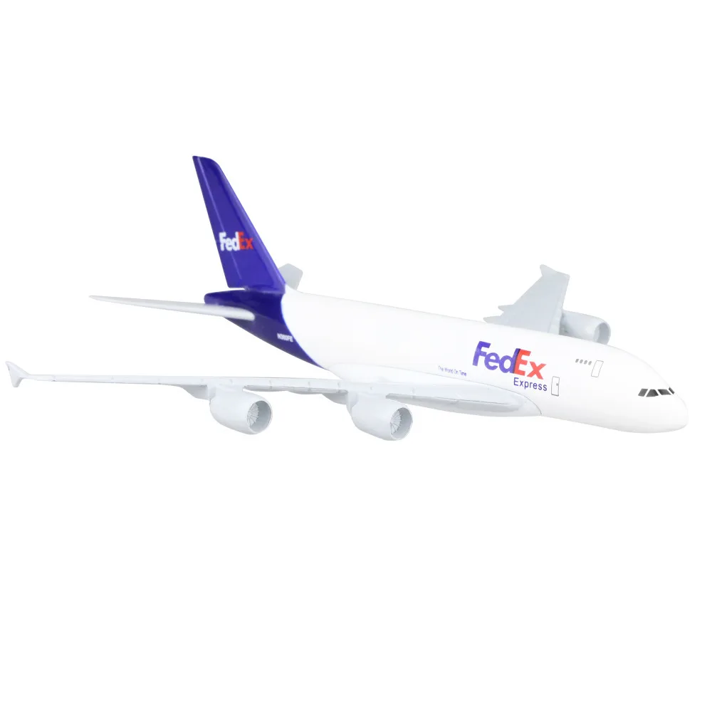 FEDEX Airbus 380 federal 16 см металлические модели самолетов для детей подарок на день