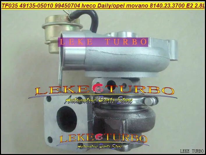 - TF035 49135-05010 53149886445 99450704 Turbocharger For Iveco Commercial Daily 2.8TD Opel Movano 8140.23.3700 Euro2 2.8L 122HP - (2)