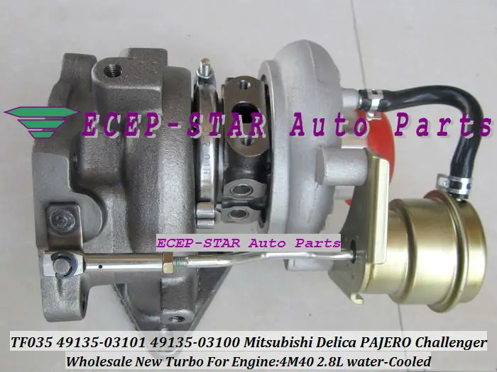 TF035HM-12T 49135-03101 49135-03100 Turbo water cooled turbocharger Fit For Mitsubishi Delica PAJERO Challenger Engine 4M40 2.8L (5)