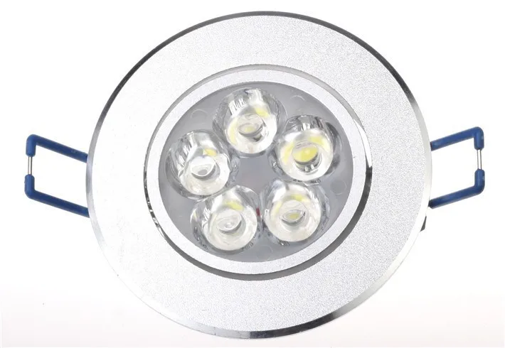 15 Вт потолочный Epistar светодиодный потолочный светильник 5x3 W скрытый точечный свет 100 V-245 V для домашнего освещения