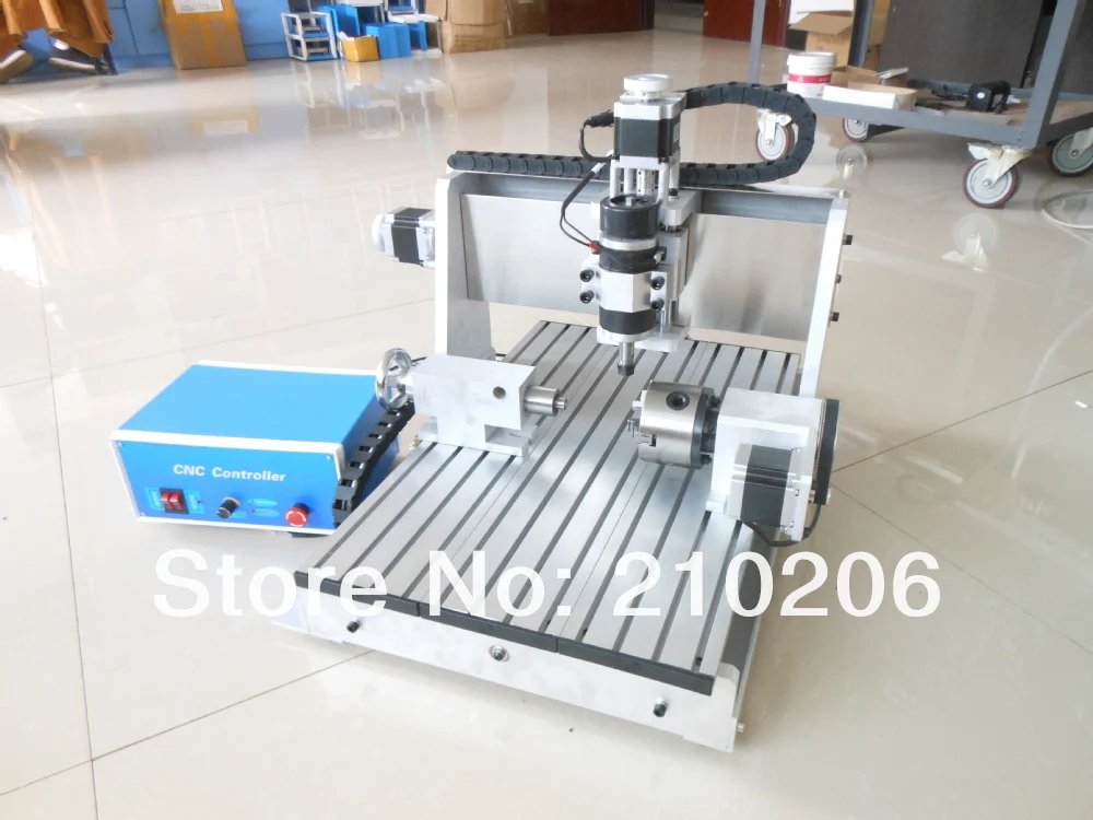 Шариковый винт 4 оси USB контроллер CNC3040 300 Вт шпиндель с воздушным охлаждением, фрезерный станок с ЧПУ 3D гравировальный станок с ЧПУ 110 v/220 v