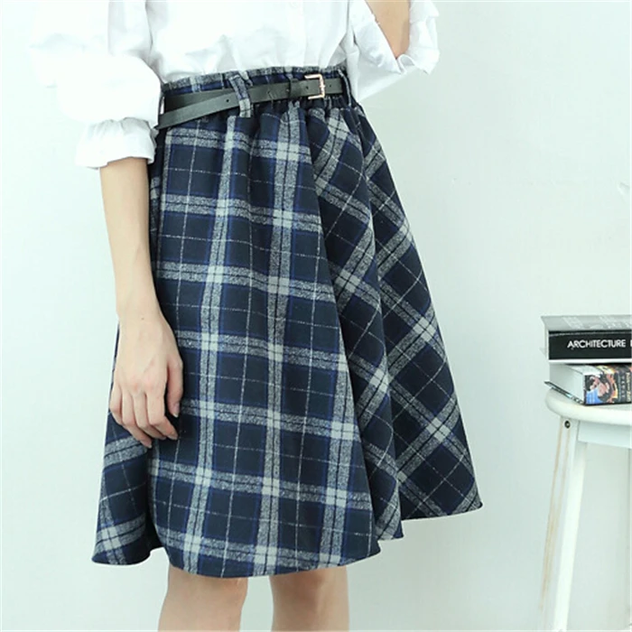 Женские винтажные юбки средней длины плиссированные Бальные Юбки До Колена