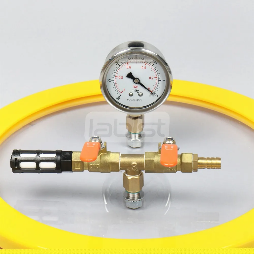 5 галл (21 литр) Вакуумный комплект с 7CFM (3.2L/s) 110В вакуумный насос 30 см * вакуумная