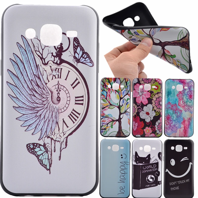 Buy For Samsung Galaxy J5 Case Silicone Cute Flower