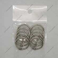 Завод прямой AliExpress Горячая никелирование коллекция кольцо календарь круг 10 шт./упак. кольцо для ключей висячие кольца