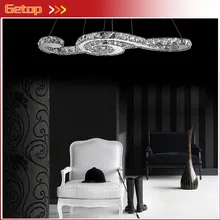 ZX Crystal LED Pendant Lamp Creative Lustre Musical Note LED Chip Suspension Light Fixtures Restaurant Sitting