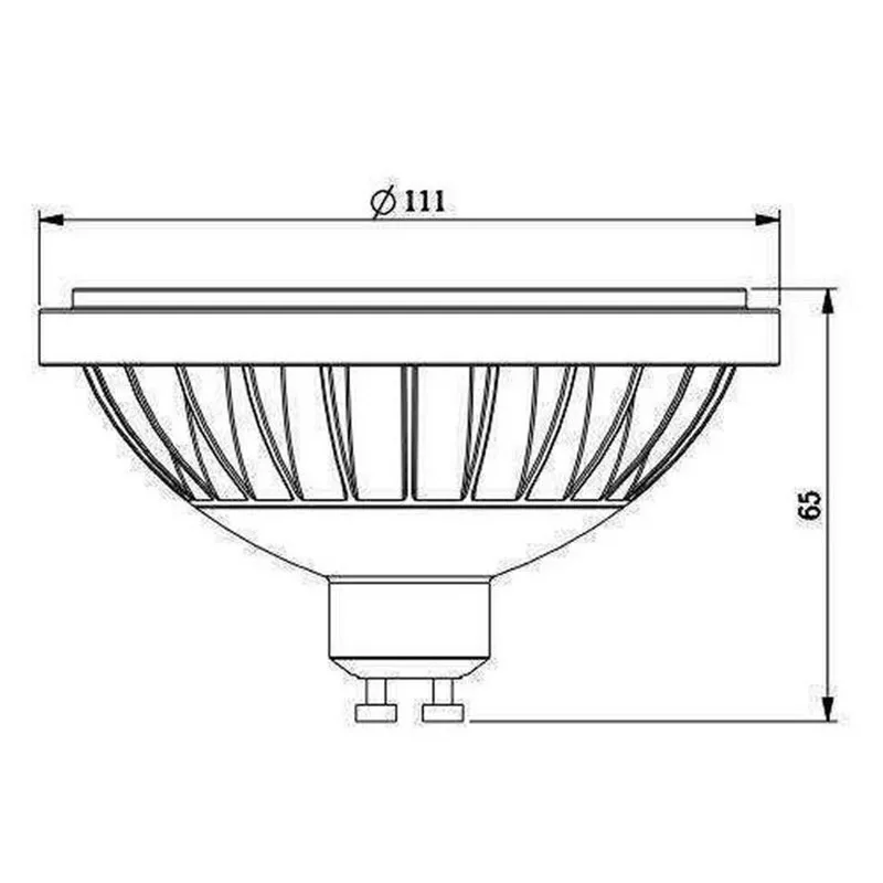 10pcs/lot 15W Dimmable High Power GU10 AR111 COB ES111 QR111 Epistar LED Lamp Warm White Cold White G53 15W LED Light 60 Degree