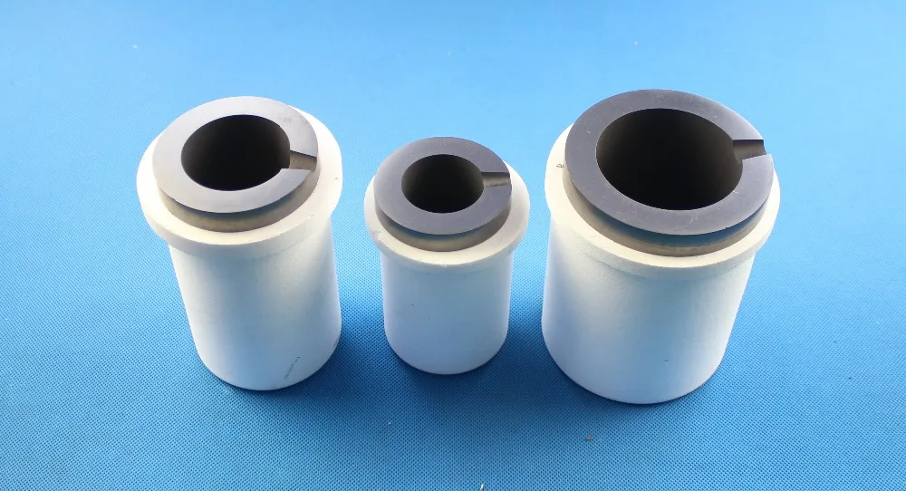

High purity graphite crucible induction heater for gold/silver/platinum melting 5.5kg