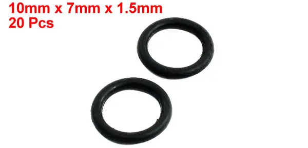 F x20 1 5mmx7mmx10mm Uxcell 20 шт./лот, уплотнительные кольца из черной резины 1,5 мм, уплотнительные кольца, шайбы Id 10 мм 11 мм 2 мм 3,75 мм 3 мм 4 мм 5 мм 6 мм 7 мм - Цвет: F x20 1 5mmx7mmx10mm
