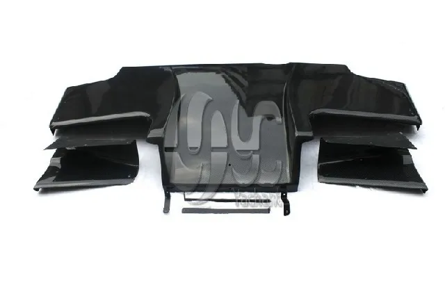 Углеродного волокна задний диффузор, пригодный для 1995-1998 Skyline R33 накладка GTR-Secret Type1 задний диффузор Стиль 3 шт. металлическое приспособление в виде монтажные аксессуары