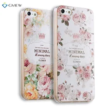 Супер 3D Рельефная Печать Ясно Мягкие TPU Чехол Для iphone 5S 5 SE Телефон Задняя Крышка Ультра-тонкий Корпус Бесплатный Кольцо держатель