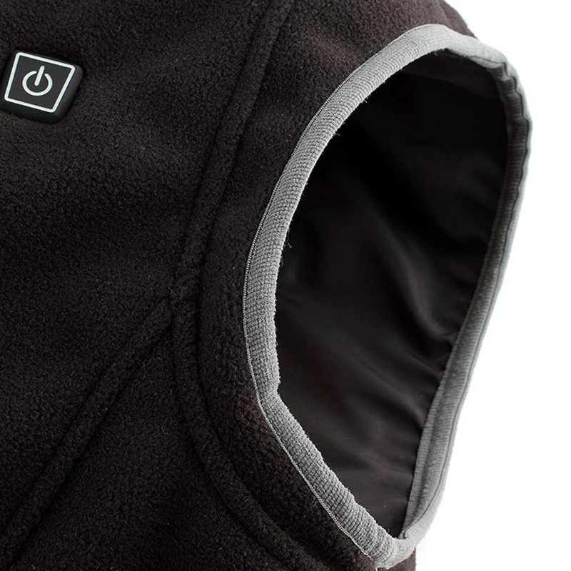 Новинка зимы 2019 уличные спортивные жилеты с подогревом 7 4 В флисовый жилет для