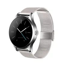 Fitness Tracker Smartwatch Bluetooth Runden Bildschirm Smart Uhr Unterstützung anti-verlorene Pulsmesser Uhr Für IOS Android