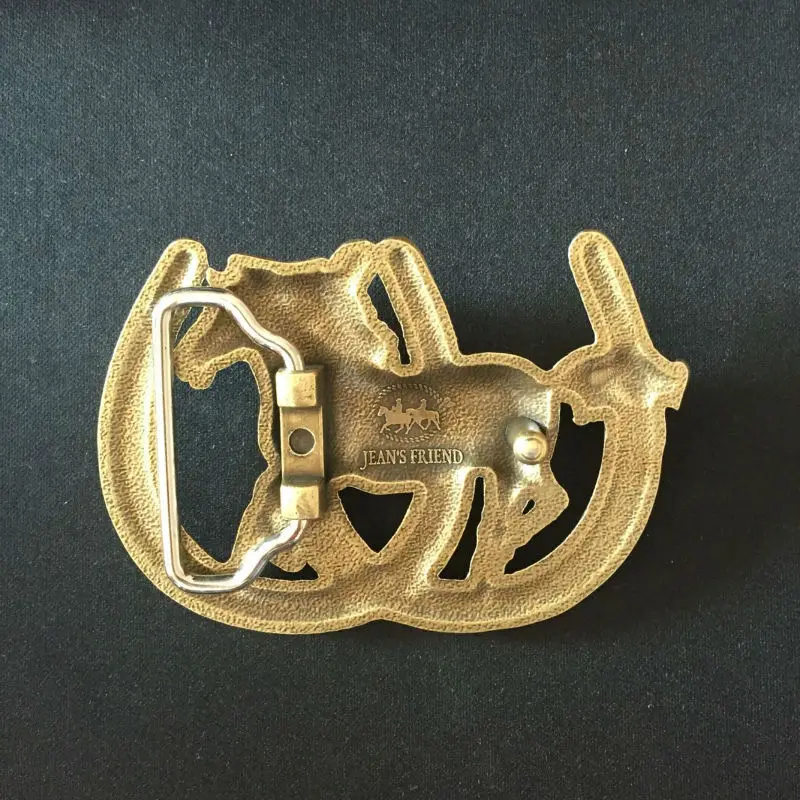 Новая античная бронза с покрытием лошадиная Подкова пряжка для ремня в западном стиле guertelschnalle Boucle de ceinture BUCKLE-WT088AB