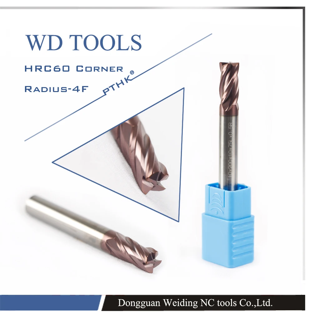 8.0x35x8Dx100L High speed solid carbide end mill flat type with 4