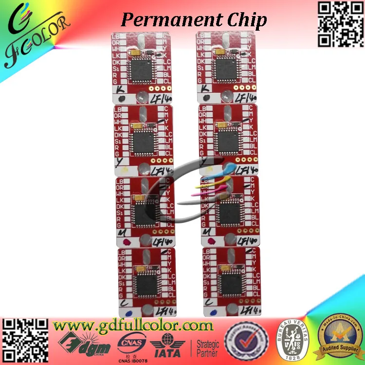 4 цвета Mimaki LH100 УФ чип картриджа для JFX-1631/UJV-160/UJF-3042/UJF-6042 Постоянный чип LH-100