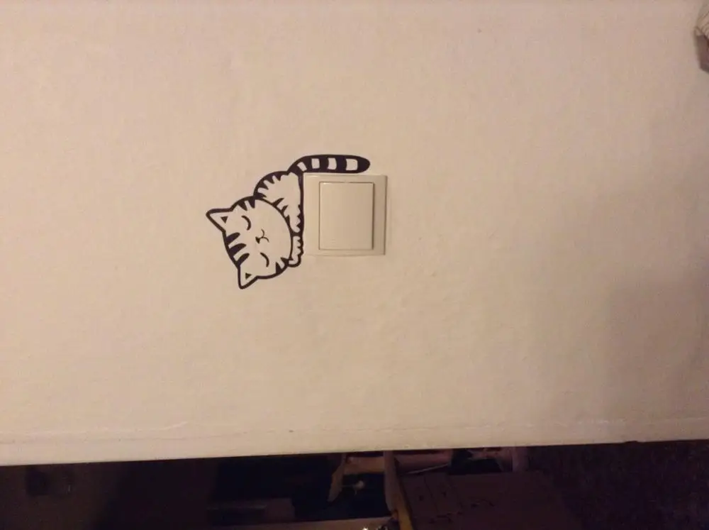 DIY Funny Animals Switch Wall Stickers – Borkut