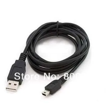 Оптовые Много 1000 5 Pin Mini B на USB 2.0 Кабель для Mp3 Mp4 PC Camera