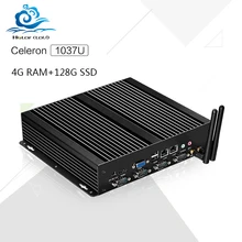 Заводская цена мини-pc celeron c1037u двухъядерный настольный компьютер мини-компьютер 4 г озу 128 г ssd mini gaming pc с ddr3 1.5 v оперативной памяти