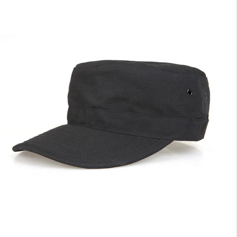 Тактическая бейсбольная кепка мужская камуфляжная кепка армейская Солнцезащитная шляпа мужские и женские шляпы американские темно-синие аксессуары, свободный размер 59-60 - Цвет: Black