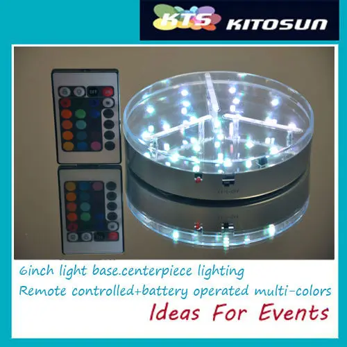 Silver 6inch light base KITOSUN 7