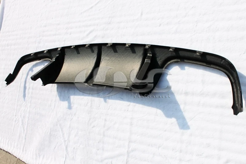 Углерода Волокно OEM Стиль сзади диффузор, пригодный для 2008-2010 Mercedes Benz W204 C63 AMG