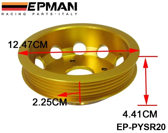 Для NISSAN S15 S14 SR20 моторный двигатель BAY GOLD UNDERDRIVE кривошипный шкив Jdm TUNE EP-PYSR20