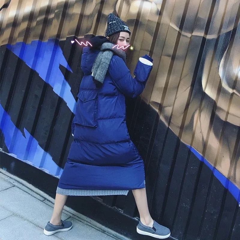 Тест только не для продажи Горячей Продажи Женщина Пуховик Утолщаются Длинный