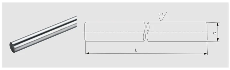 10 шт./лот sfc6x300mm 6 мм хромированный линейный вал Solid Linear вал Подшипники
