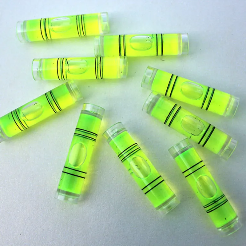 20 pcs Level Beads Frame Wall Horizontal Bar Foot Level Fitting 9mm* 45mm Specification Level Bubble Free Shipping Level Drop