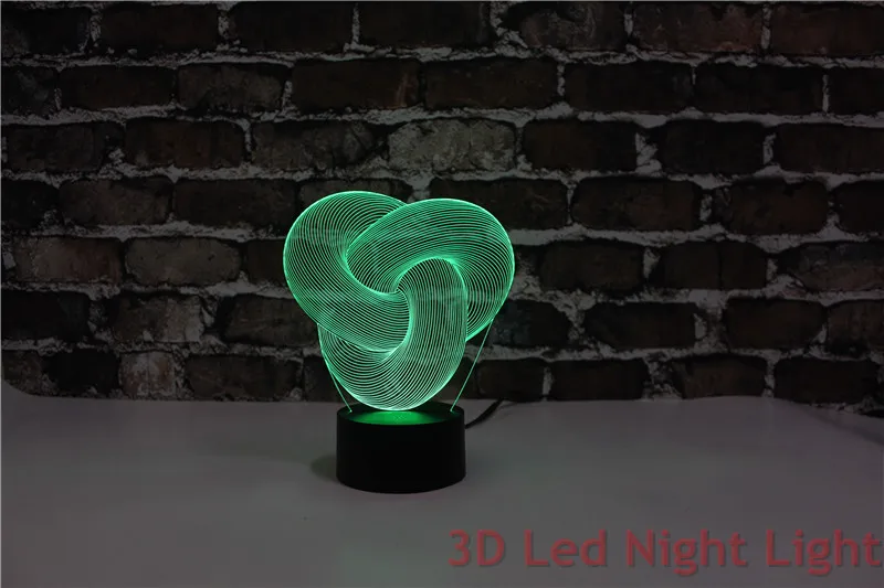 3D использование комнаты и ABS Материал база Led свет с RoHS и UL сертификатом YJM-2912