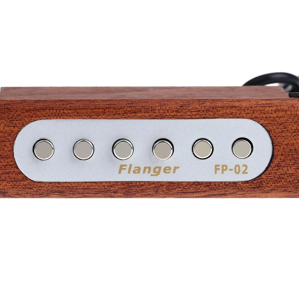 Flanger FP-02 Магнитная розетка акустической гитары Датчик захвата деревянный для 3" /40"/4" /42" акустической гитары