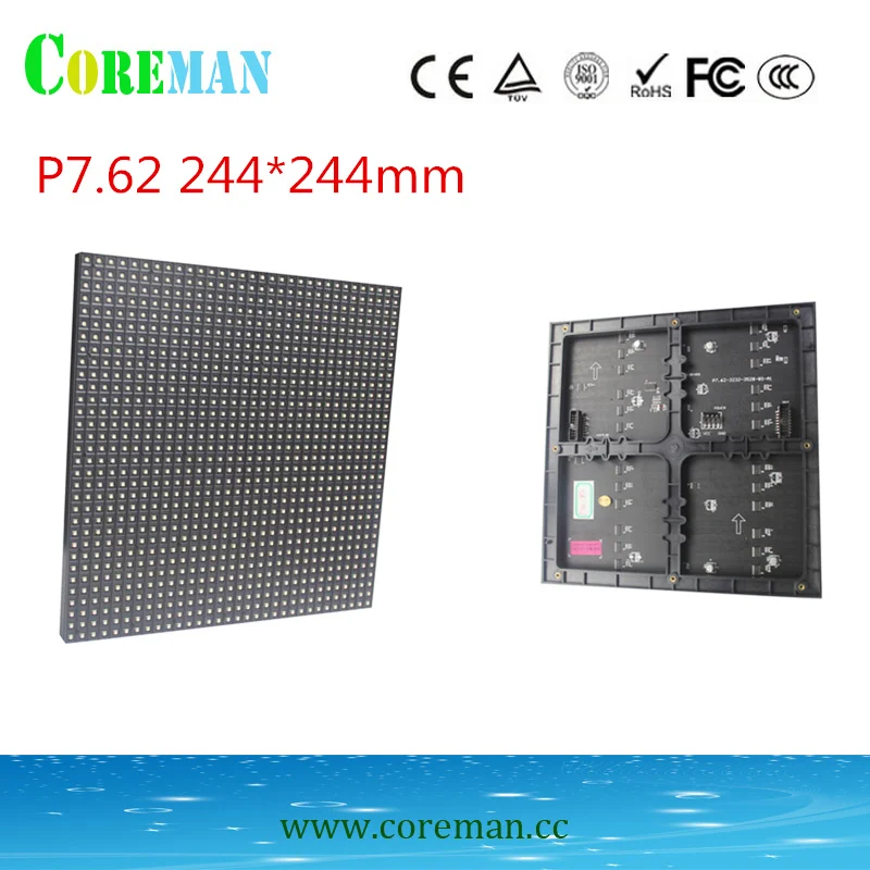 P7.62 Внутренний светодиодный дисплей 32*32 пикселя точечный видеопроцессор lvp 650 16x32