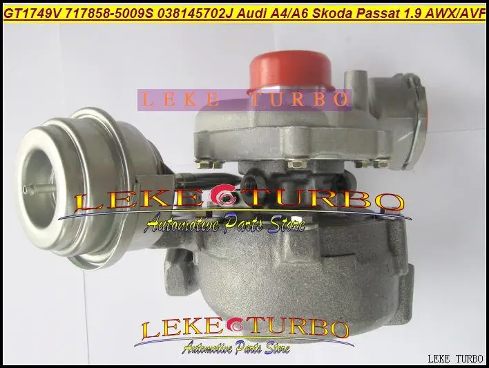 GT1749V 717858-5008S 717858-5009S 038145702J turbocharger  for AUDI A4A6 1.94 SKODA Superb VW PASSAT TDI 1.94 130HP AWX AVF (3)