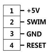 STM8S208MB STM8S208 STM8S оценочная макетная плата+ полные расширения ввода/вывода = Open8S208Q80 стандарт