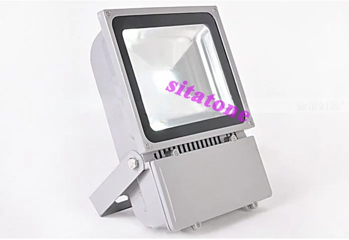 2 года гарантии, RGB DMX512 AC85-265V 100 Вт СИД прожекторное освещение, brigdelux 130lm/W PF> 0,9, 1*100 Вт светодиодный прожектор, светодиодные лампы