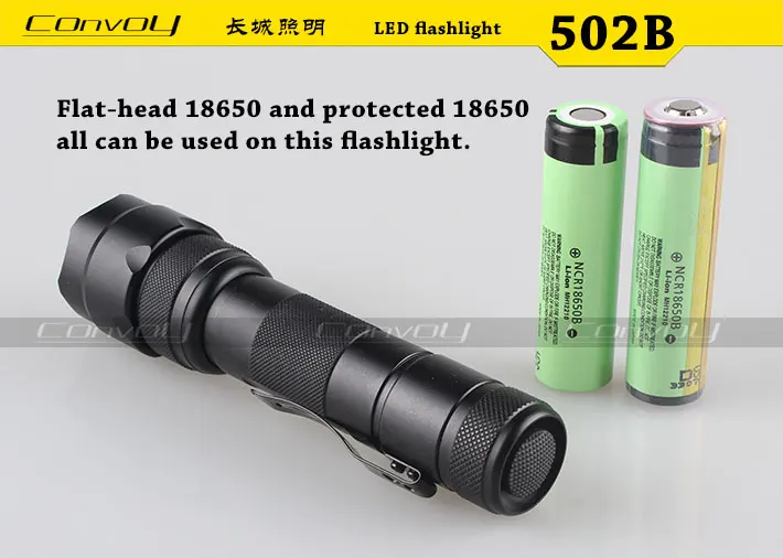 Wf 502b Фонарик True 500lm CREE XML2 U2 1A 7135*3 3/5 режимов самый стабильный 502b Фонарик